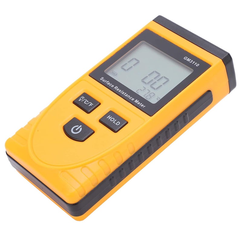 Surface Resistance Meter Digital Display Backlight Portable Antistatic Tester - Image 4