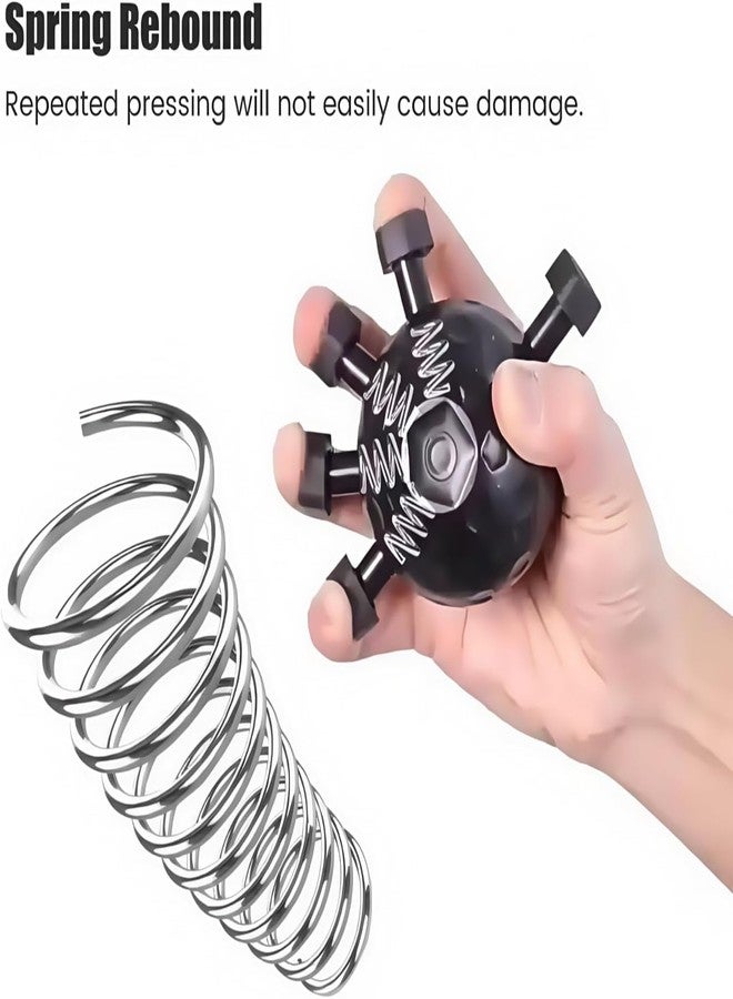 BEHAHAI Hand Grip Strengthener,Ultimate Finger Exerciser Strength Trainer Exercise Ball Hand Strengthener Hand Balls Workout Equipment for Men & Women (MULTI COLOR) - Image 4
