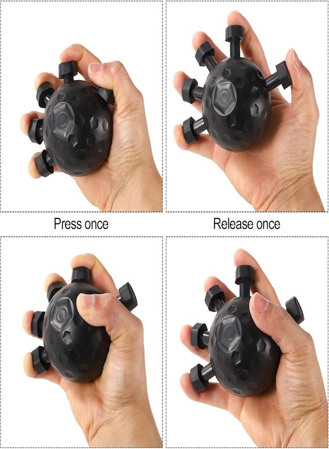 BEHAHAI Hand Grip Strengthener,Ultimate Finger Exerciser Strength Trainer Exercise Ball Hand Strengthener Hand Balls Workout Equipment for Men & Women (MULTI COLOR) - Image 3