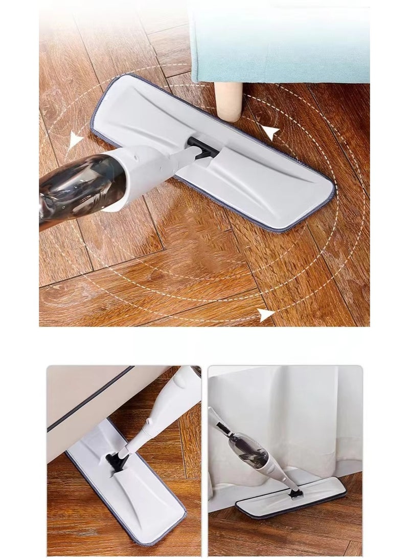 Noon East Multi-Purpose Spray Mop for Effortless Cleaning – Wet & Dry, Microfiber Pads, Refillable Bottle White 119x35x11 cm - Image 3
