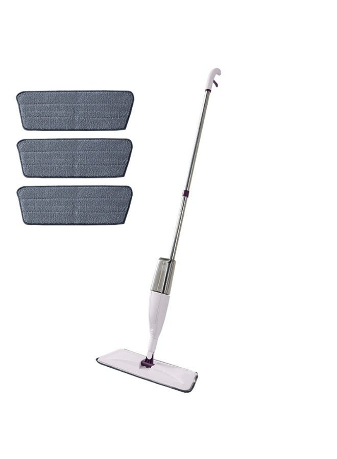 Noon East Multi-Purpose Spray Mop for Effortless Cleaning – Wet & Dry, Microfiber Pads, Refillable Bottle White 119x35x11 cm - Image 1