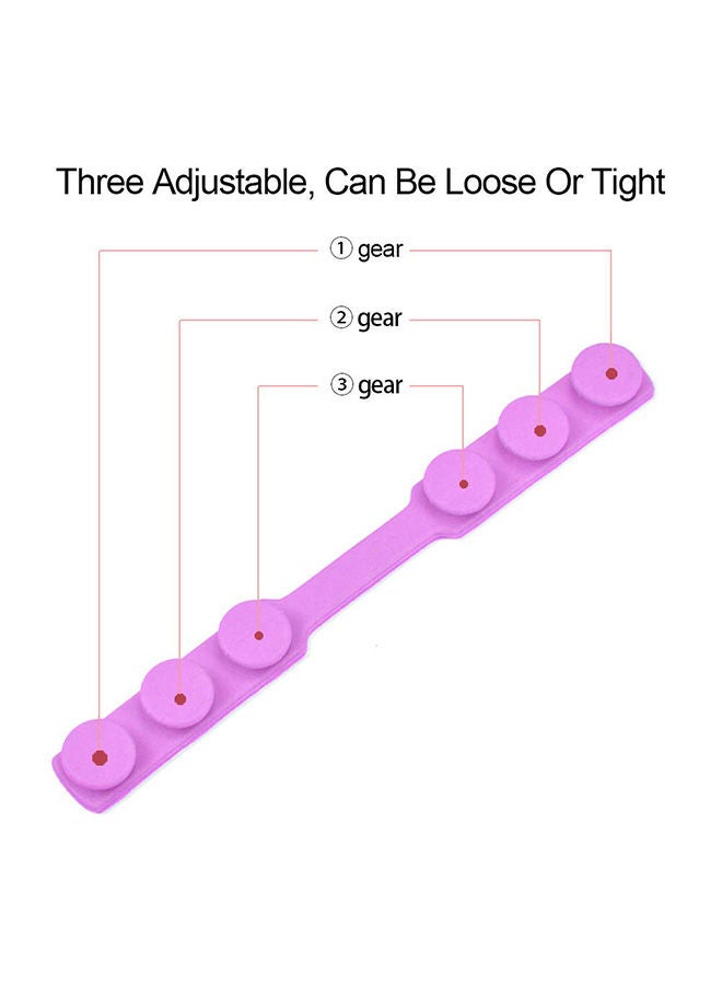 NIBEMINENT 5-Piece Adjustable Anti-Slip Mask Strap Extension Ear Hook Set Pink - Image 3