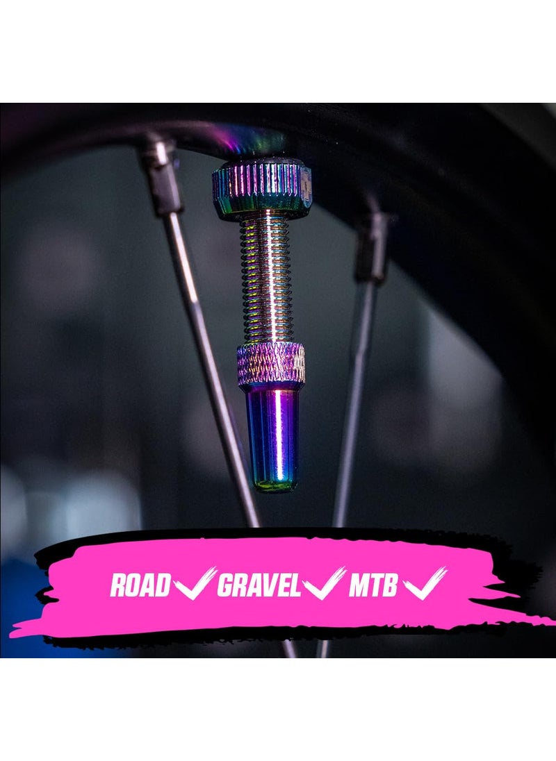 Muc Off Muc-Off Tubeless Valves/44mm/Iridescent V2  - Image 4