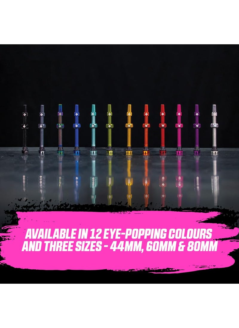 Muc Off Muc-Off Tubeless Valves/44mm/Iridescent V2  - Image 2