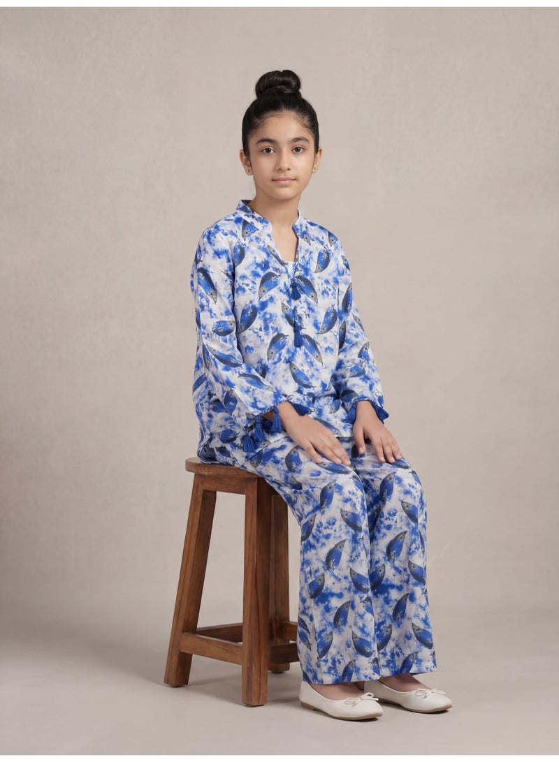 LUSHA Cobalt Cloud Two-Piece Set - Image 2