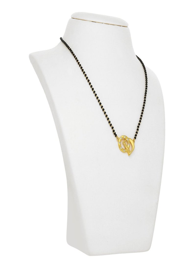 Malabar Gold and Diamonds 22 Carat 916 Purity Gold Mangalsutra MG1268722Y16 for Women  - Image 3