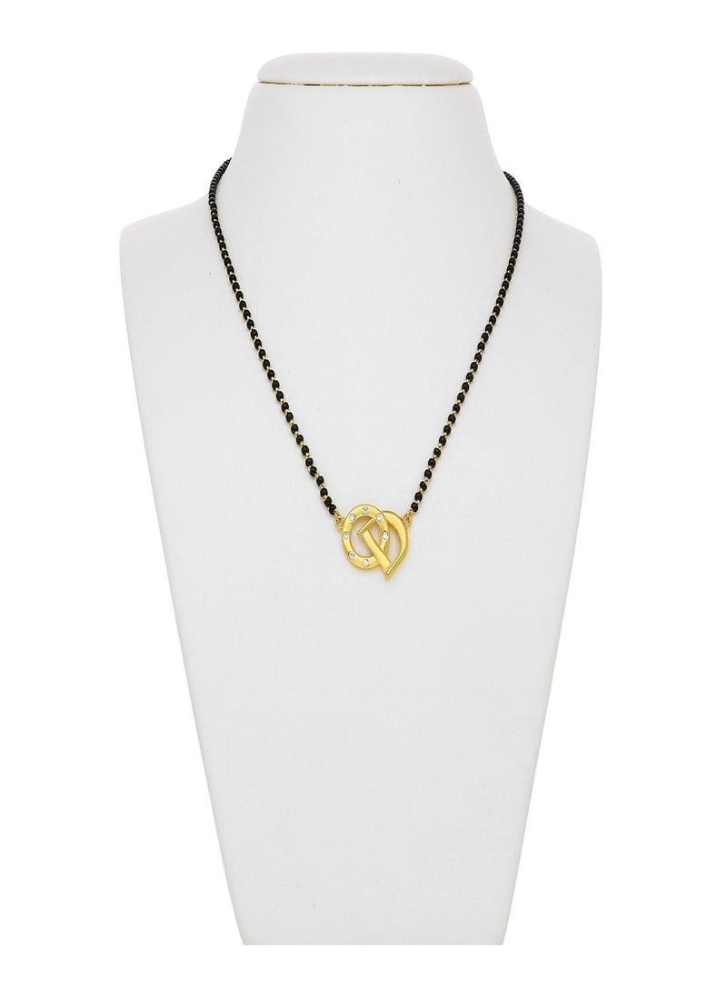 Malabar Gold and Diamonds 22 Carat 916 Purity Gold Mangalsutra MG1268722Y16 for Women  - Image 2