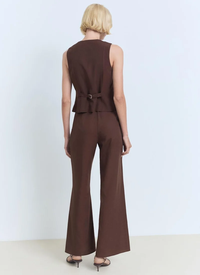 MANGO Straight-fit suit trousers