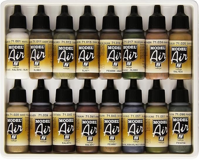 Vallejo WWII German/Allied 16 Color Paint Set - Image 2