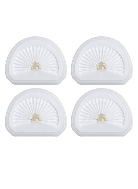 4Pack VLPF10 Replacement Filters Compatible with Black and Decker Hand Vacuum Filter Model  HLVA320J00 HLVA315j  N575266