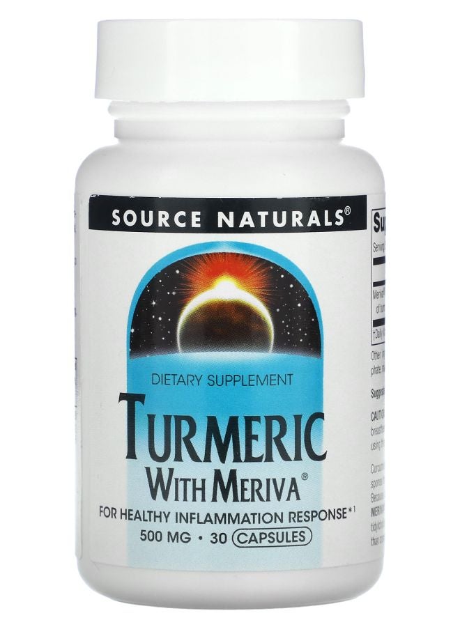 Turmeric With Meriva 500 mg 30 Capsules