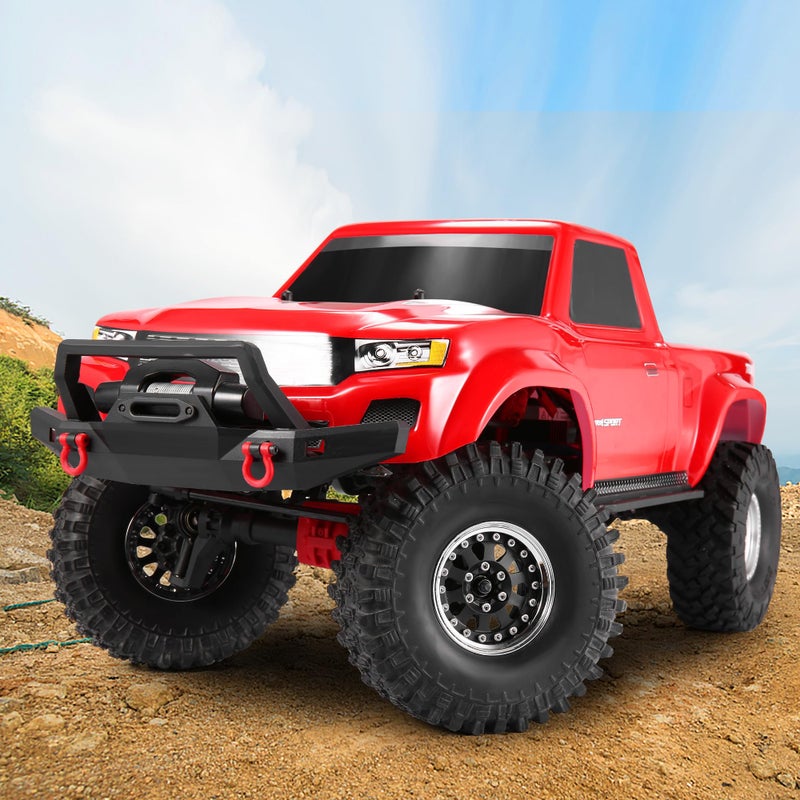كووو عجلات Coowoo RC ترقية 1.9 في Beadlock Wheels إزاحة قابلة للتعديل لـ 1/10 TRX6 TRX4 أو SCX10 RC مصنوعة من مجموعة من سبيكة الألومنيوم على شكل دموع من 4 أسود - Image 5