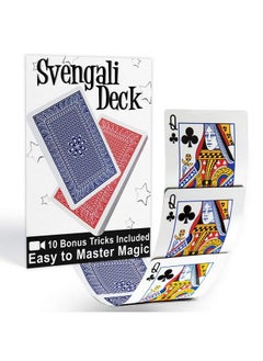 Svengali Deck Easy Magic Card Trick Kit Assorted Red Or Blue Back Includes 10 Bonus Tricks Online