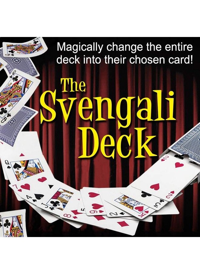 MAGIC MAKERS - Svengali Deck Easy Magic Card Trick Kit Assorted Red Or Blue Back Includes 10 Bonus Tricks Online - Image 1