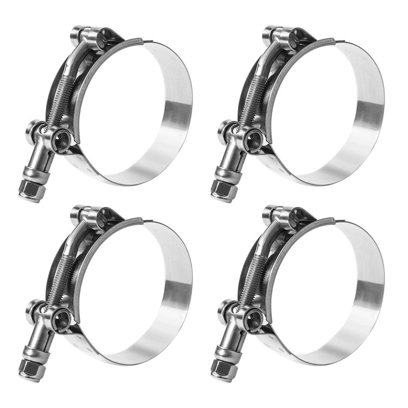 MINERGUY T Bolt Hose Clamp 1 34 Inch MinerGuy Stainless Steel Working Range 51mm 57mm for 175 Hose ID Turbo Intake Intercooler Clamp 4 Pack - Image 2