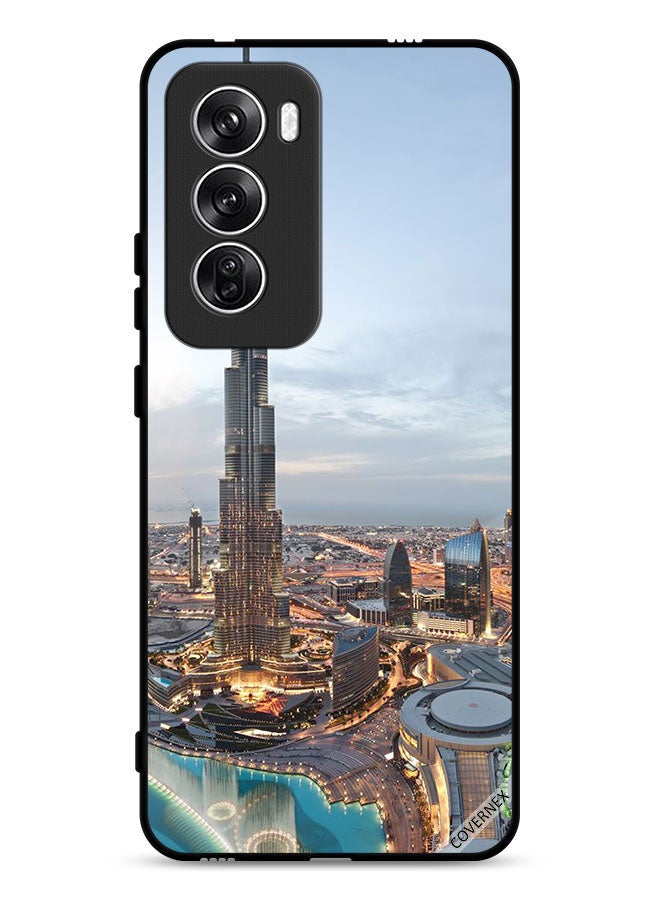 Covernex Oppo Reno12 5G Protective Case Cover Beautiful View Of Downtown Dubai  - Image 1