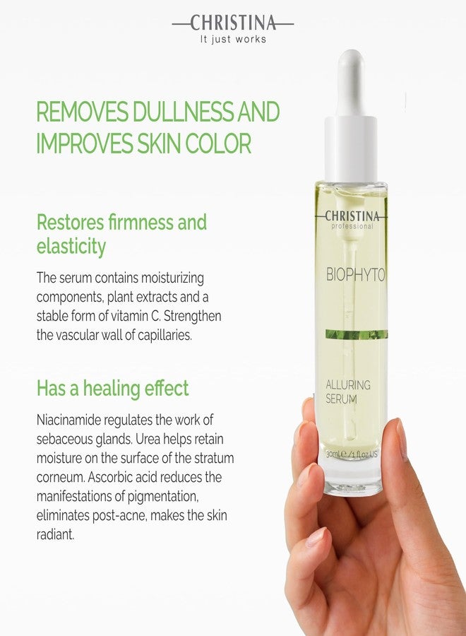 -CHRISTINA- Christina Biophyto Alluring Anti-Aging Serum - 30ml - Vitamin C serum with HA & Echinacea for a Luminous Skin & Glow - Anti Wrinkle Serum for Combination, Dry, Normal, Oily & Sensitive Skin - Image 4