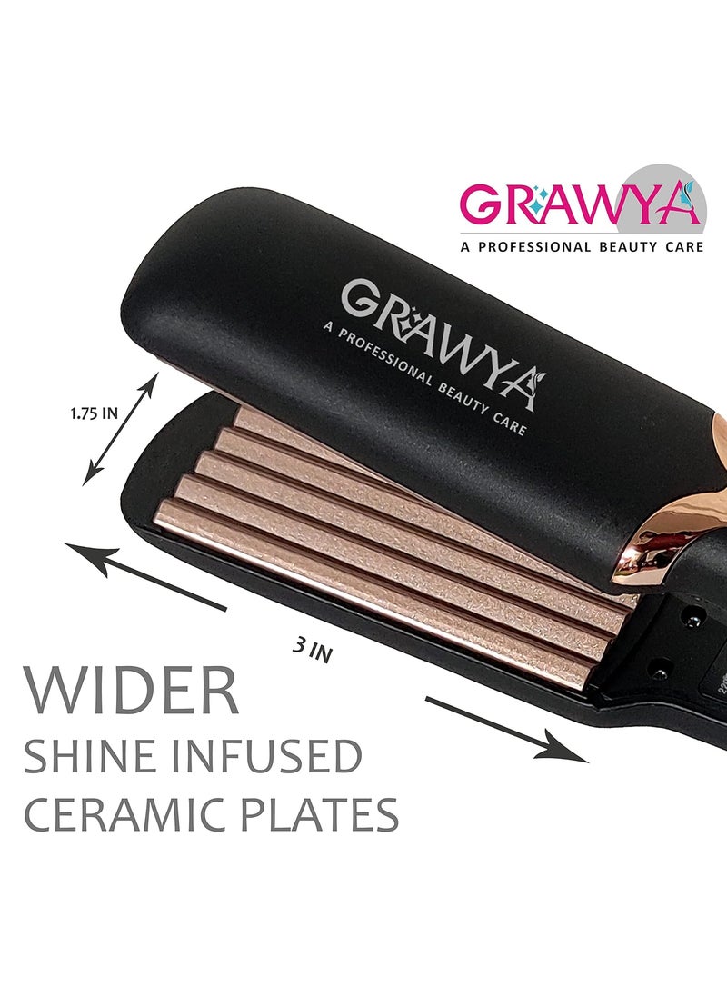 PROFESSIONAL PROFESSIONAL Grawya Hair Crimper For Women Neo Tress Crimp Hair Styler Hair Crimping Without Damage Multicolour  - Image 5
