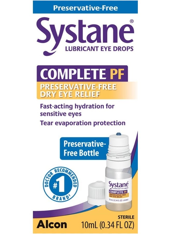 Systane Complete Pf Multi-Dose Preservative Free Dry Eye Drops 10Ml  - Image 2