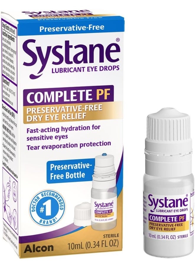 Systane Complete Pf Multi-Dose Preservative Free Dry Eye Drops 10Ml  - Image 1