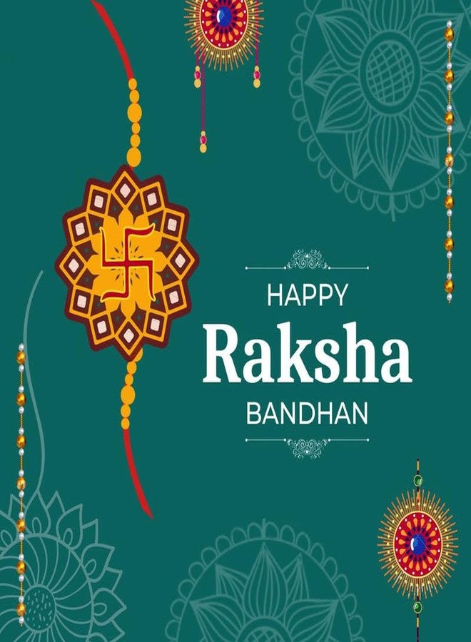 Colorsole® Four Dia-mond New Handcrafted Stone Rakhi, - Image 3