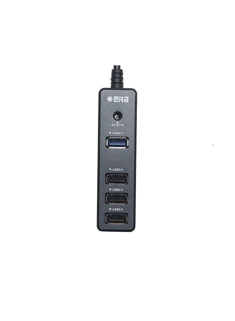 High-Speed Type-A USB 2.0 Combo HUB with 4 Dedicated Slots (1 Upstream and 4 Downstream USB Ports) with Support up to 2TB HDD - Image 2
