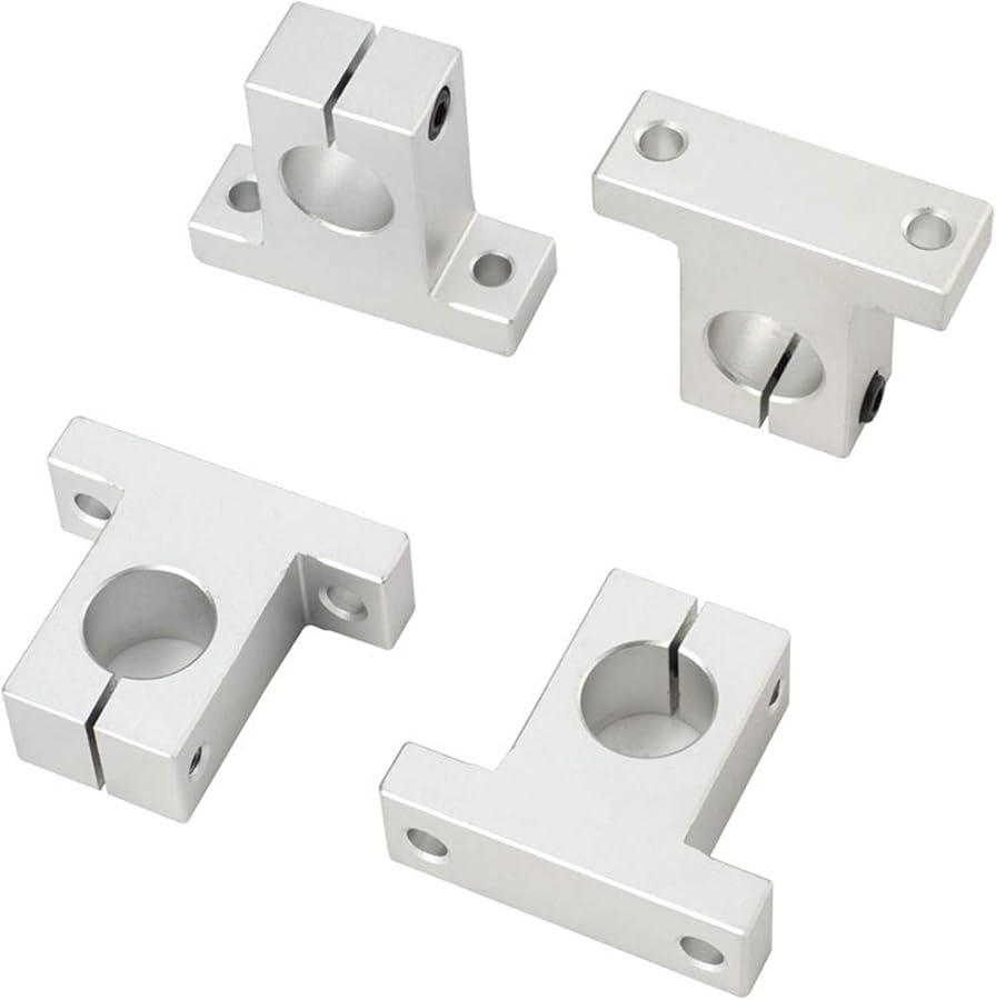 Generic SK20 Linear Bearing Rail Shaft Support Set 4pcs for CNC Router ...