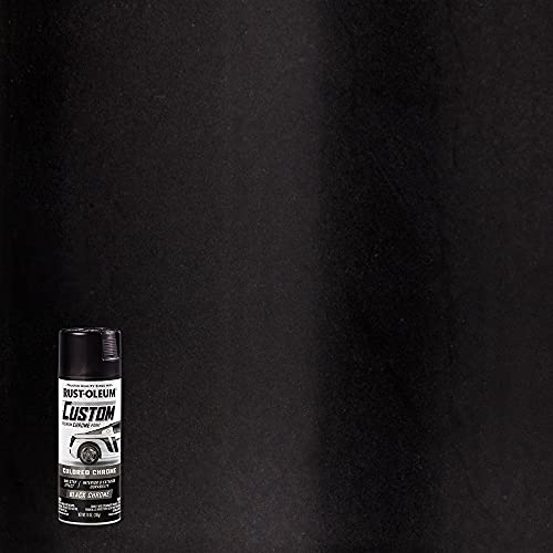 Rust-Oleum 343346-6PK Automotive Custom Chrome Spray Paint, 10 oz, Black, 6 Pack - Image 3