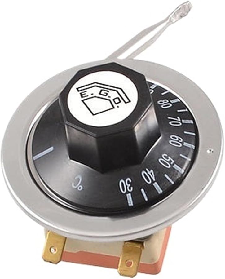 Temperature Control Thermostat 30 110C 16A 125V 250VAC with 31 5 Inch Capillary