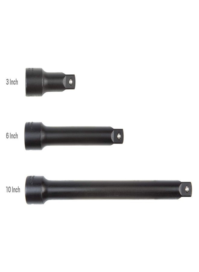 TEKTON 1/2 Inch Drive Impact Extension Set, 3-Piece (3, 6, 10 in.) | SIA92001 - Image 2