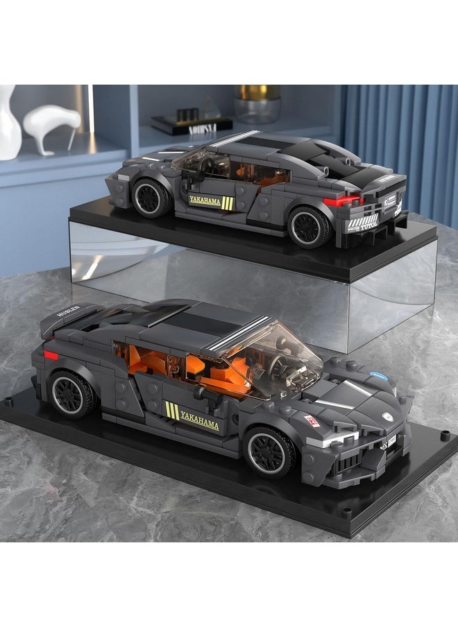mould king Mould King Speed Champion Racing Car Building Toy with a Display Case, 27052 Model Building Block Model Car Kit, Gift for Boys Aged 8-12 & Adults (389Pcs)  - Image 3