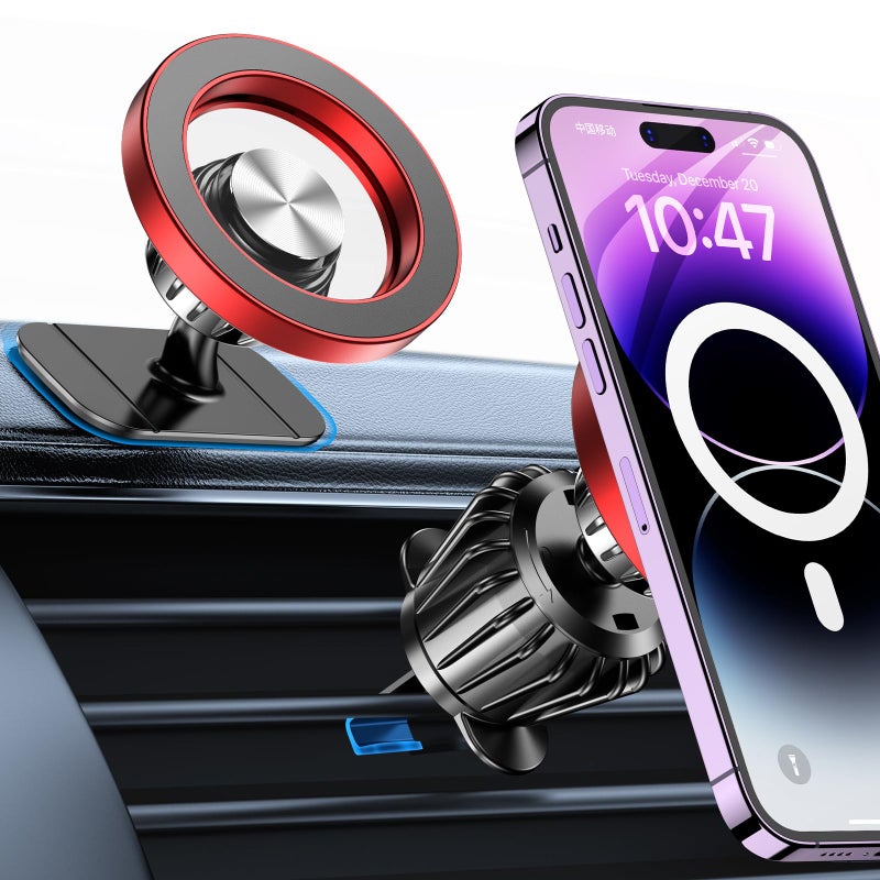 Kaistyle for Magsafe Car Mountã€20 Strong Magnetsã€‘Magnetic Phone Holder for Car Phone Holder Mount Dash Mounted Holders Cell Phone Holders for Your Car Accessories for Women Men for iPhone 17 16 15 14 - Image 1