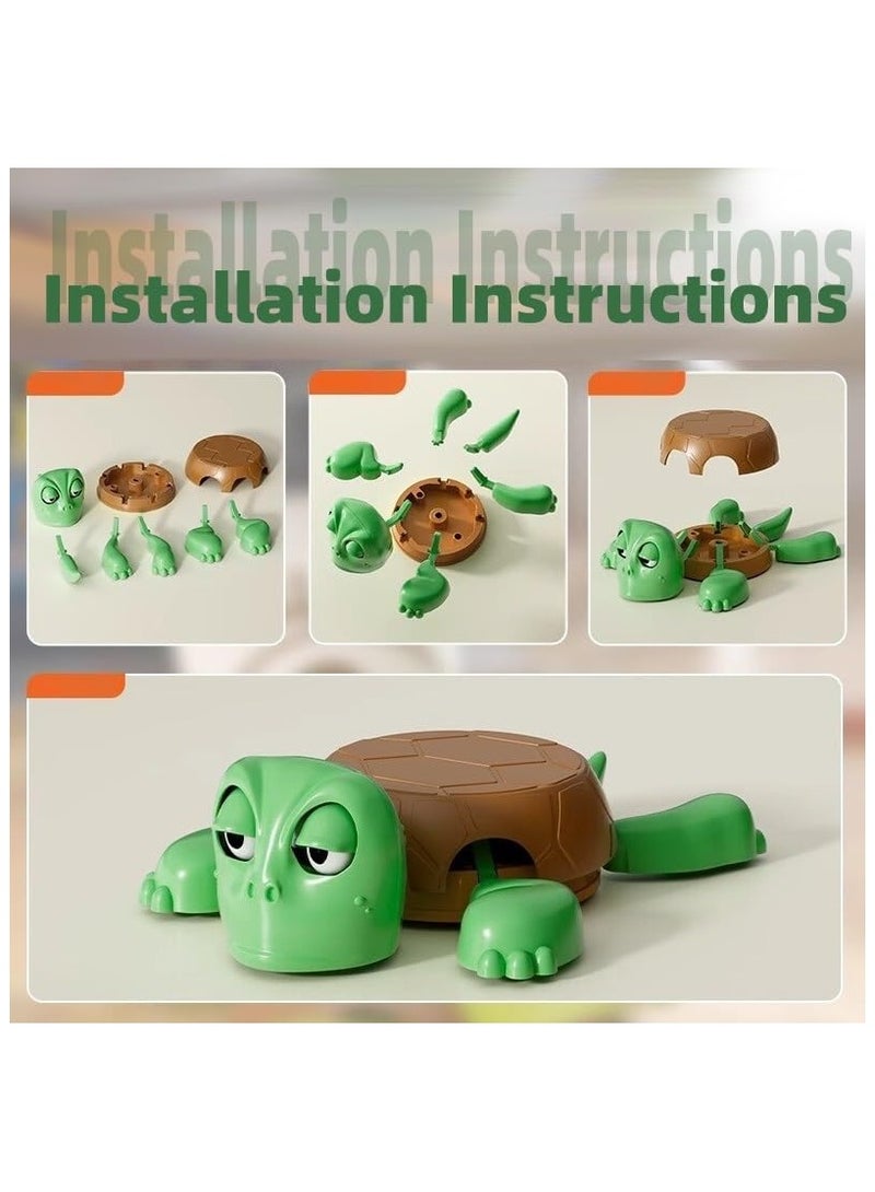 AIYISHI Funny Turtle Coasters with Surprise Expression Eyes & Raised Limbs for Home Bar, Party Gifts - Image 5