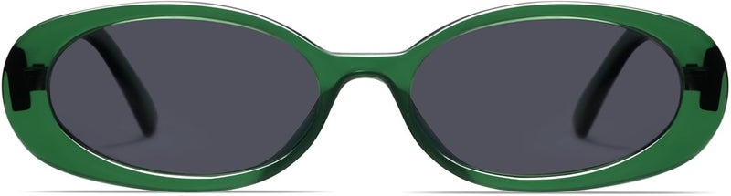 VANLINKER Polarized Retro Oval Sunglasses for Women and Men Small 90s Style VL9580 - Image 2