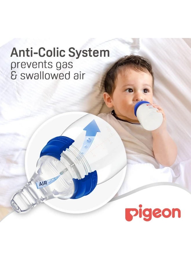 pigeon Slim Neck Plastic Bottle, White Cap, Ultra Soft Silicone Nipple, Anti Colic, Bpa & Bps Free, 50Ml - Image 4