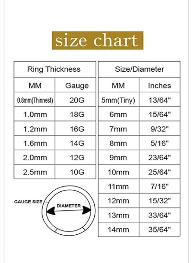1.2 * 12MM التيتانيوم الصلب الأنف مسمار أنيقة الأنف الدائري (الفضة) - Image 4