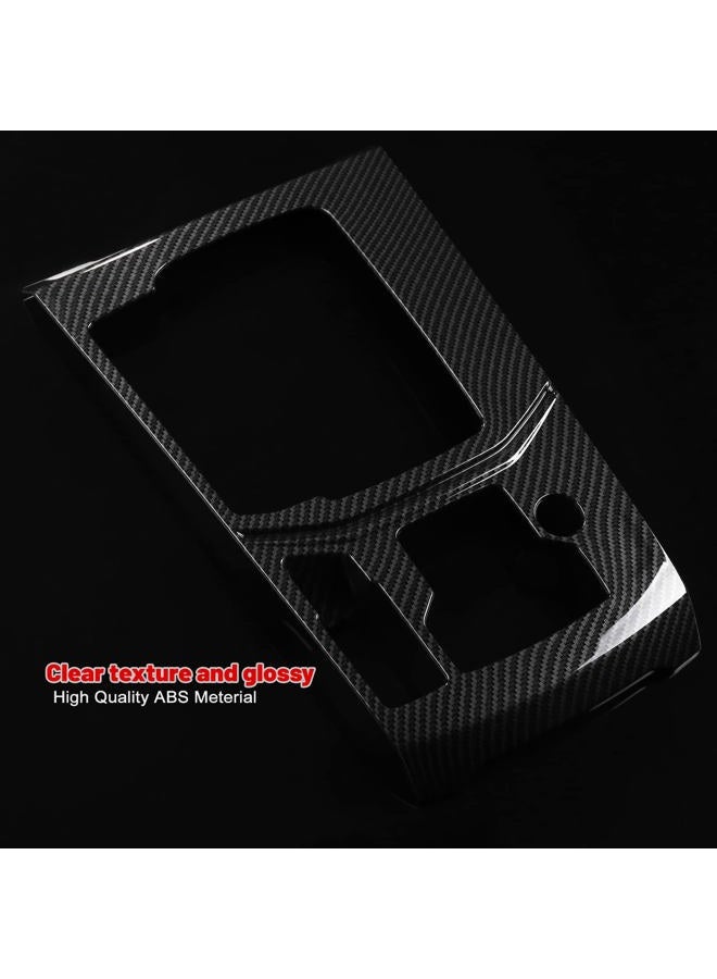 ANFOKAS for Mazda CX-5 2024 2023 2022 2021 2020 2019 2018 2017 Accessories Car Auto Interior Center Console Cover Gear Panel Gear Shift Knob Cover Trims Frame -ABS Carbon Fiber Style - Image 3