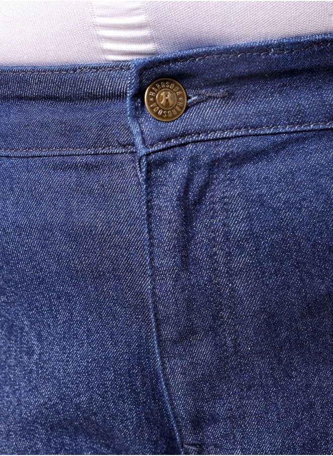 HARDSODA Men Plus Size Vintage Straight Fit Solid Mid-Rise Stretchable Jeans  - Image 5