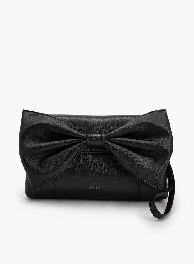 Bow Accent Clutch With Detachable Strap Ramadan Collections