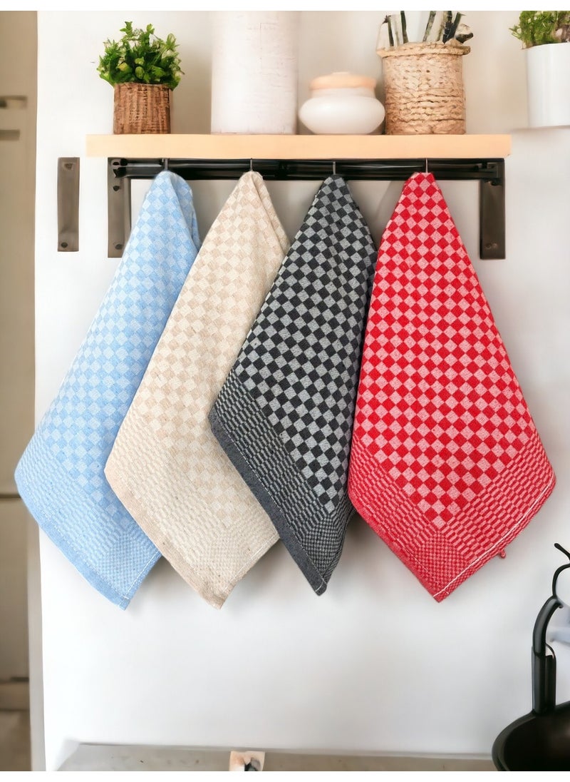 Cnr Garden 4 Piece Drying Cloth 40X60 cm Kitchen Towel Hand Towel Drying Set  - Image 2