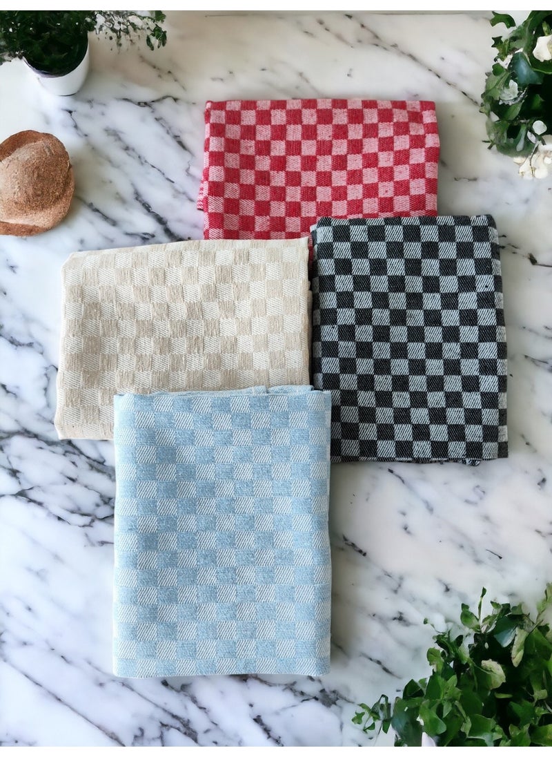 Cnr Garden 4 Piece Drying Cloth 40X60 cm Kitchen Towel Hand Towel Drying Set  - Image 1