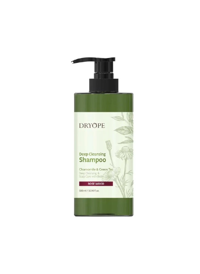 Dryope DEEP CLEANSING SHAMPOO 500mL - ROSE WOOD - Image 1