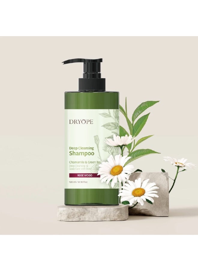 Dryope DEEP CLEANSING SHAMPOO 500mL - ROSE WOOD - Image 3