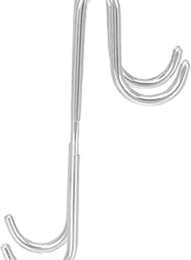 Stainless Steel Hanging Hook Towel Holder For Bathroom Kitchen Space Saving - Image 1