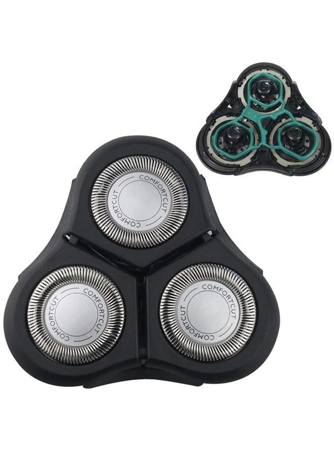 Suleto RQ11 Replacement Heads Compatible with Philips Norelco Shaver 1150x, 1160x, 1170x,1180x Series, SensoTouch 2D (1100 Series) New Upgraded Shaving Unit with Brush - Image 1
