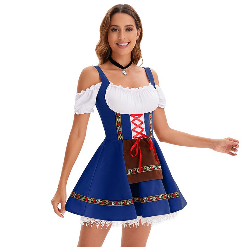 Women's Halloween Beer Girl Cosplay Costume Dress for Stage Performance and Parties - Image 4
