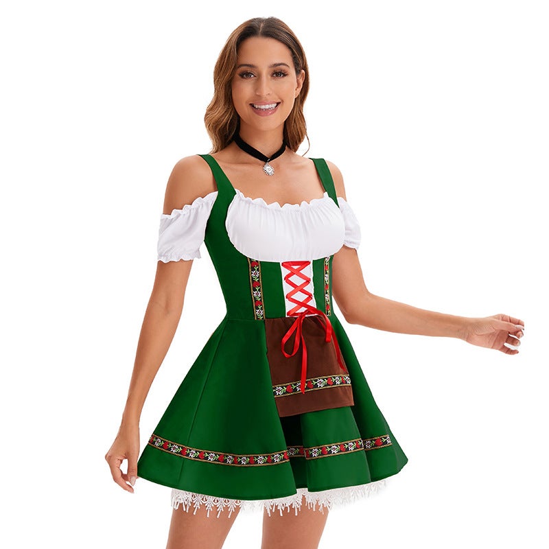 Women's Halloween Beer Girl Cosplay Costume Dress for Stage Performance and Parties - Image 5