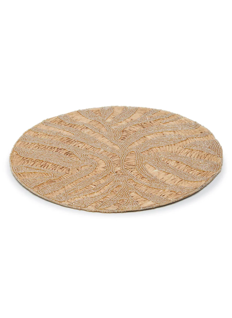 يسكن Dwell Abstract Beaded Placemat