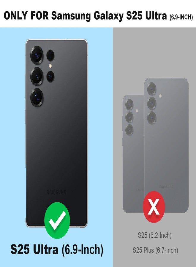 Silverback for Samsung Galaxy S25 Ultra Case with Ring, Women Girls Bling Holographic Sparkle Glitter Cute Cover,Diamond Ring Protective Phone Case for Galaxy S25 Ultra - Purple - Image 2