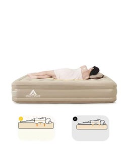 Generic Elevated Outdoor Air Mattress - Single and Double Sizes, Automatic Inflatable Cushion for Beach, Camping, and Tent Relaxation  - Image 1